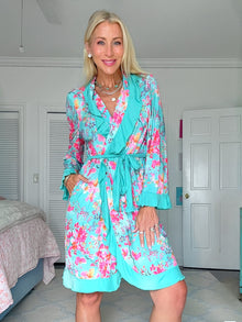 Jordann Jammies Cherry Blossom Robe 1